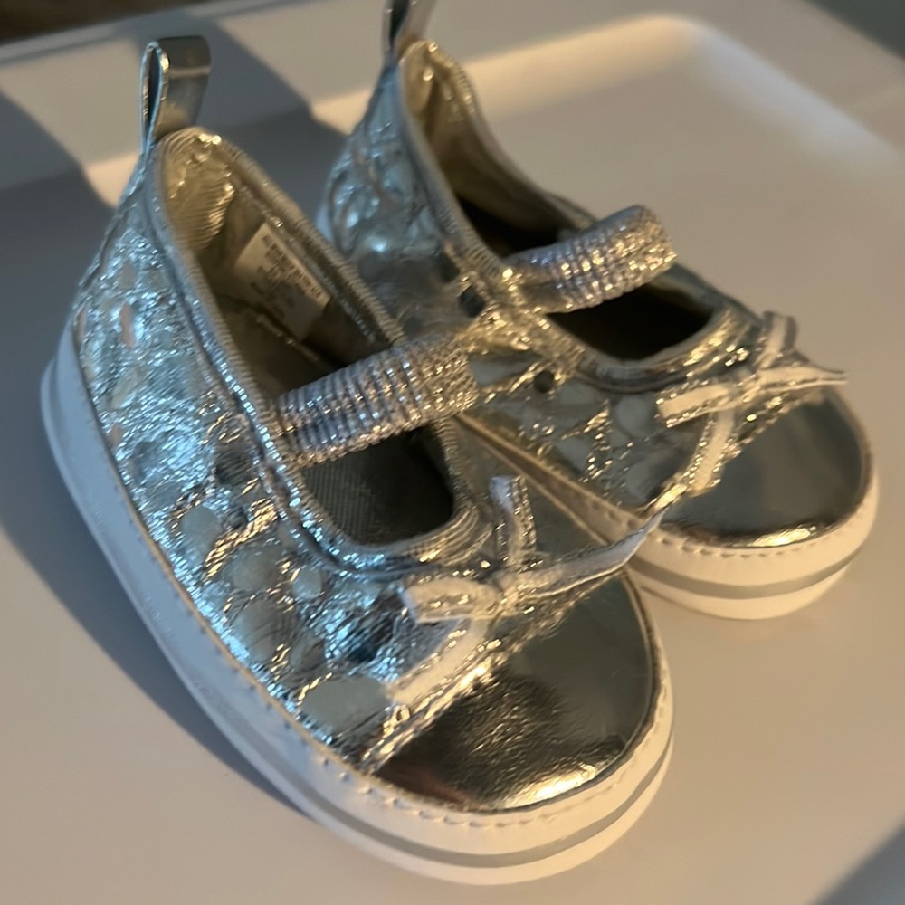 Silver shoes